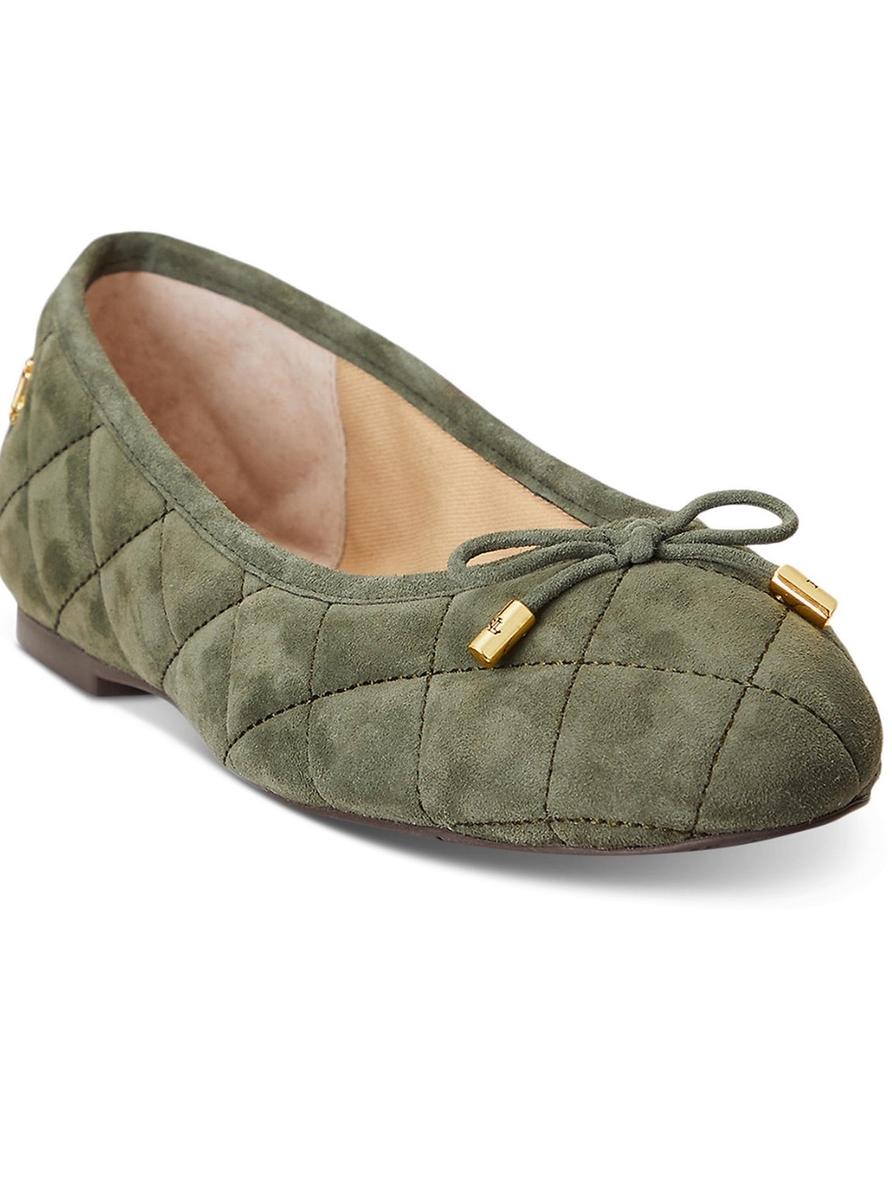 Lauren Ralph Lauren Women's Jayna Quilted Ballet Flats 9M